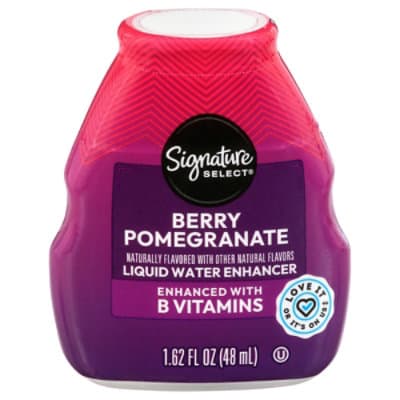 Signature Select Liquid Water Enhancer Berry Pomegranate
