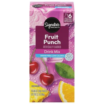 Signature Select Fruit Punch Drink Mix