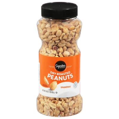 Signature Select Peanuts Dry Roasted Unsalted