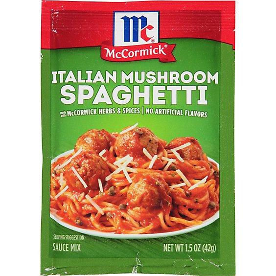 Is it Milk Free? Mccormick Italian Mushroom Spaghetti Sauce