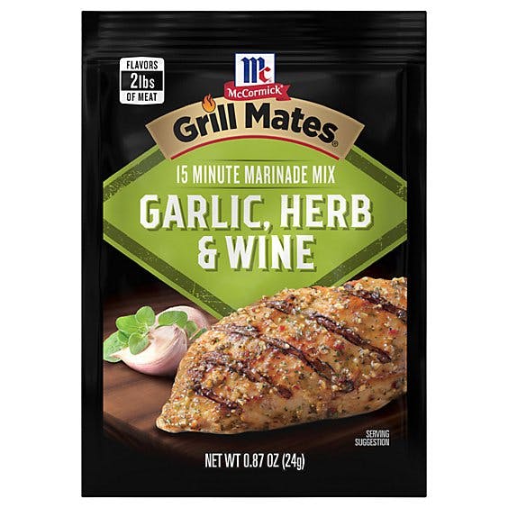 Is it Gelatin Free? Mccormick Grill Mates Garlic - Herb & Wine Marinade Seasoning Mix