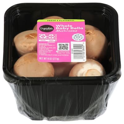 Signature Farms Baby Bella Crimini Brown Whole Mushrooms