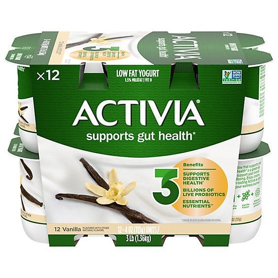 Is it Pescatarian? Activia Low Fat Probiotic Vanilla Yogurt