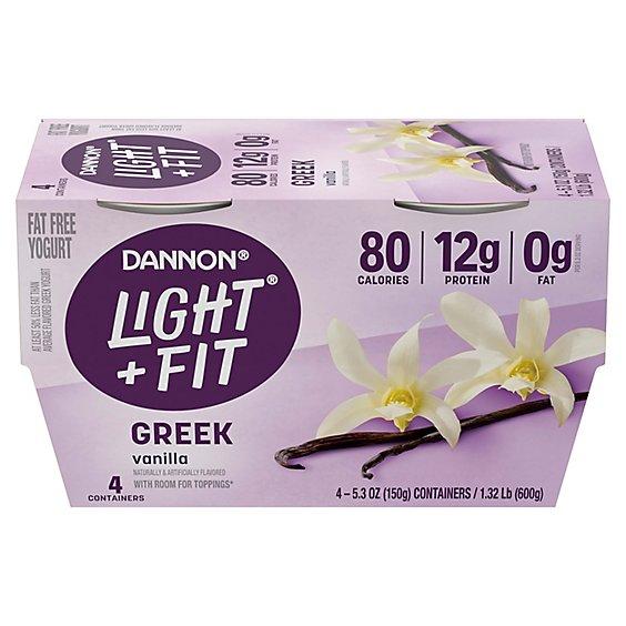 Is it Dairy Free? Dannon Light & Fit Greek Vanilla