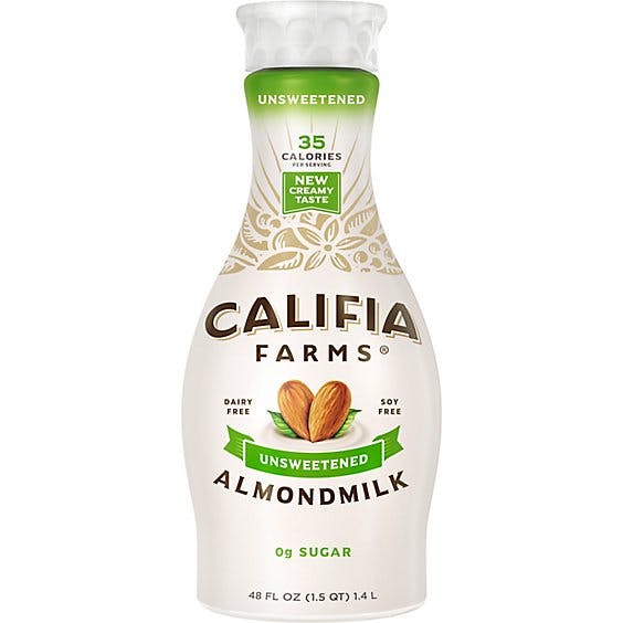 Is it Egg Free? Califia Farms Unsweetened Almondmilk