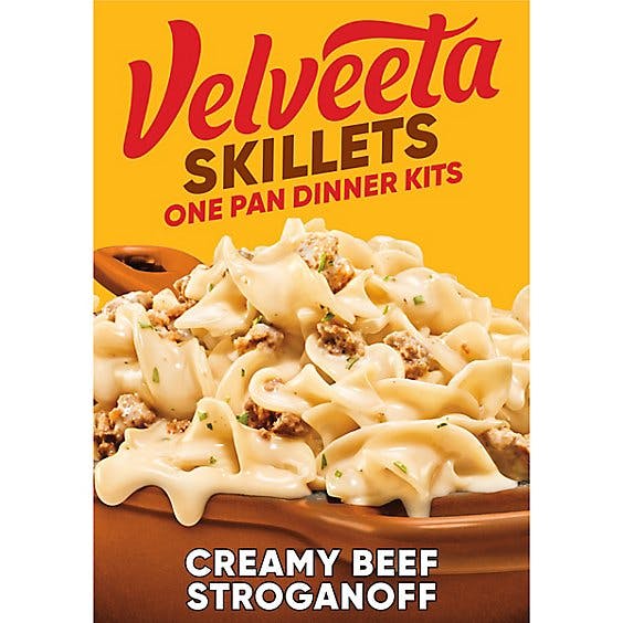 Velveeta Skillets Creamy Beef Stroganoff Pasta Dinner Kit