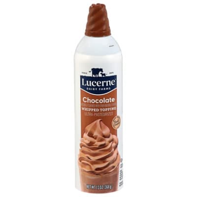 Lucerne Whipped Topping Chocolate Light