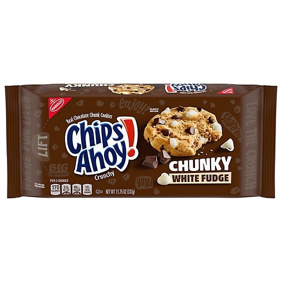 Is it Soy Free? Chips Ahoy! Chunky White Fudge Chocolate Chip Cookies,