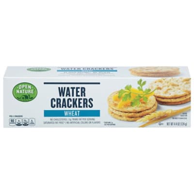 Open Nature Crackers Water Whole Wheat