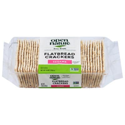 Open Nature Crackers Flatbread Sesame