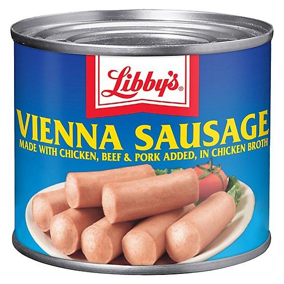 Is it Peanut Free? Libby's Vienna Sausage In Chicken Broth Canned Sausage