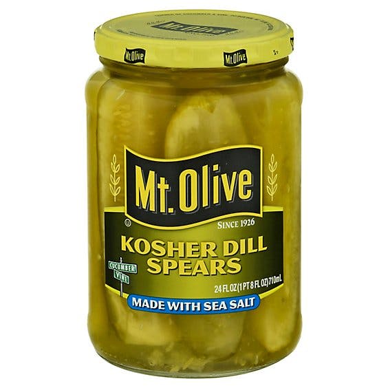 Mt. Olive Pickles Spears Kosher Dill Made With Sea Salt