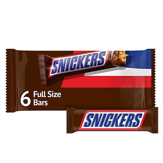 Is it Vegetarian? Snickers Full Size Chocolate Candy Bars