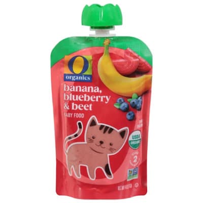 O Organics Organic Baby Food Stage 2 Banana Blueberry & Beet