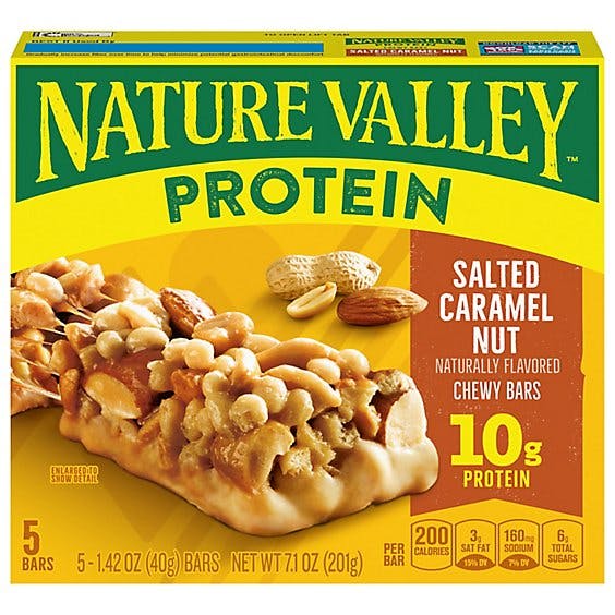 Nature Valley Protein Bars Chewy Salted Caramel Nut