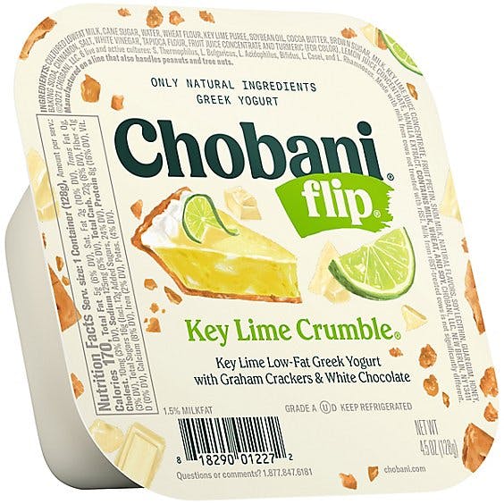 Is it Vegetarian? Chobani Flip Key Lime Crumble
