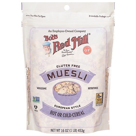 Is it Gluten Free? Bob's Red Mill Gluten Free Muesli Cereal