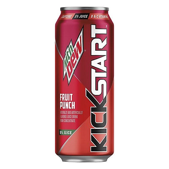 Is it Xanthan Gum Free? Mountain Dew Kickstart Fruit Punch Energizing Juice