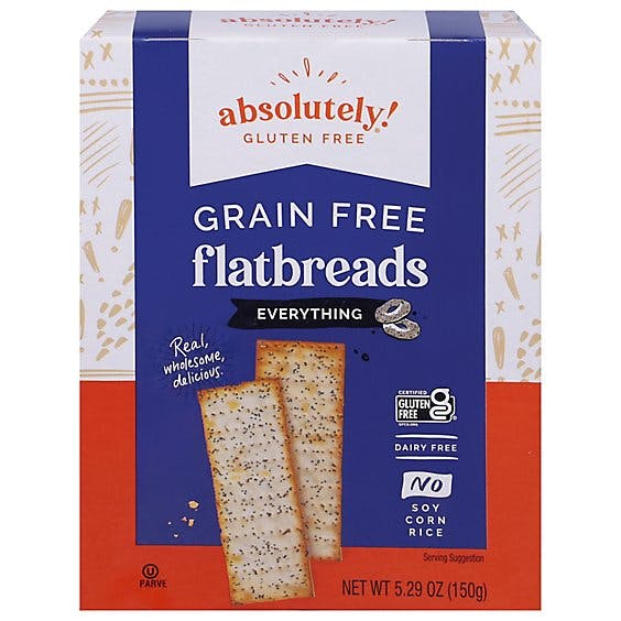 Is it Gelatin free? Absolutely Gluten Free Everything Flatbread