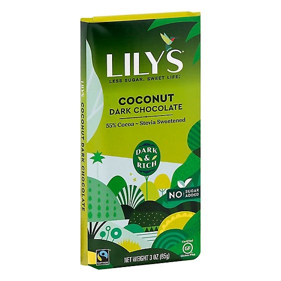 Is it Dairy Free? Lily's Chocolate Coconut Dark Chocolate