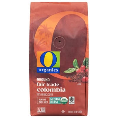 O Organics Organic Coffee Ground Arabica Medium Roast Colombia