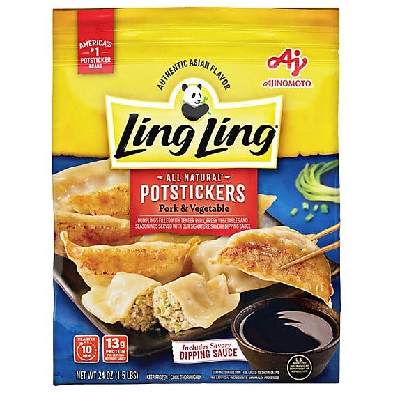 Ling Ling Potstickers Pork & Vegetable Dumplings