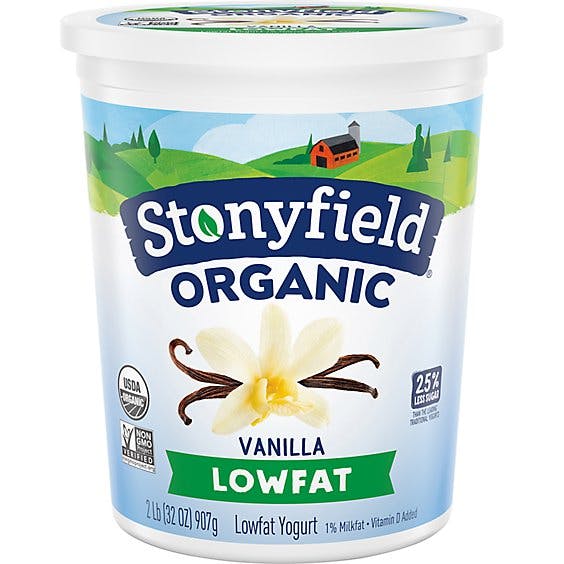 Is it Low FODMAP? Stonyfield Organic Organic Low Fat Vanilla Yogurt
