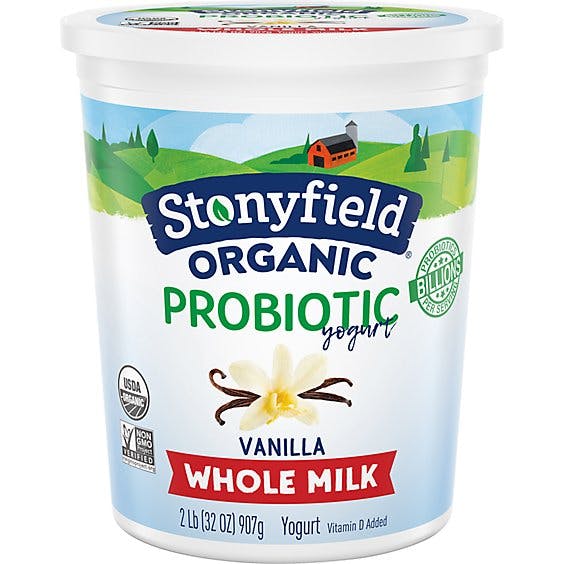 Stonyfield Organic Organic French Vanilla Whole Milk Yogurt