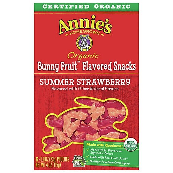Is it Peanut Free? Annie's Organic Summer Strawberry Fruit Snacks