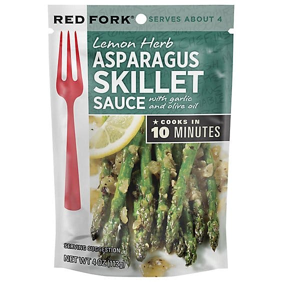 Is it Milk Free? Red Fork Skillet Sauce Lemon Herb Asparagus Pouch