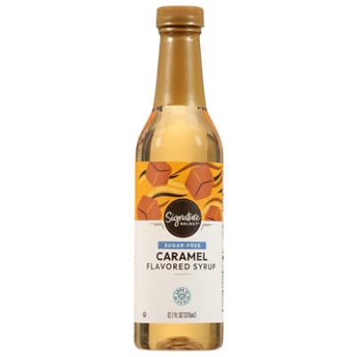 Signature Select Flavored Syrup Caramel Sugar Free