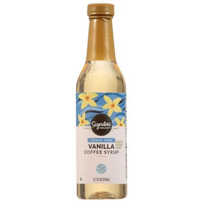 Signature Select Flavored Syrup Vanilla Sugar Free