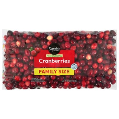 Signature Select/Farms Cranberries Prepacked Bag Fresh