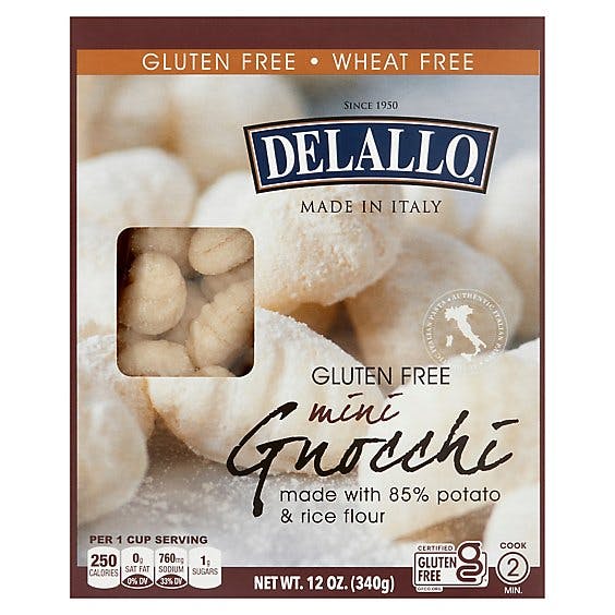 Is it Shellfish Free? Delallo Pasta Gnocchi Potato Gluten Free Box