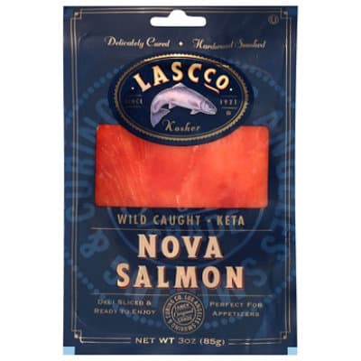 Lascco Wild Caught Keta Nova Salmon