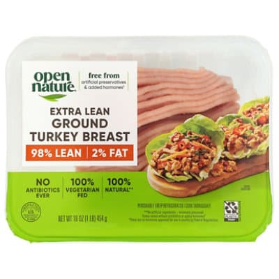 Open Nature 99% Lean Ground Turkey Breast Fresh