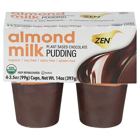Is it Dairy Free? Zen Almond Milk Plant Based Chocolate Pudding