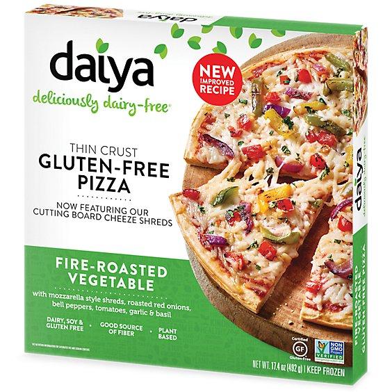 Is it Soy Free? Daiya Deliciously Dairy-free Thin Crust Gluten-free Pizza Fire-roasted Vegetable