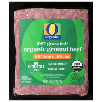 O Organics Organic Ground Beef 85% Lean 15% Fat