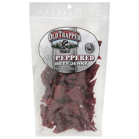 Is it Pescatarian? Old Trapper Beef Jerky Peppered