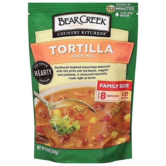 Is it Shellfish Free? Bear Creek Soup Mix Tortilla