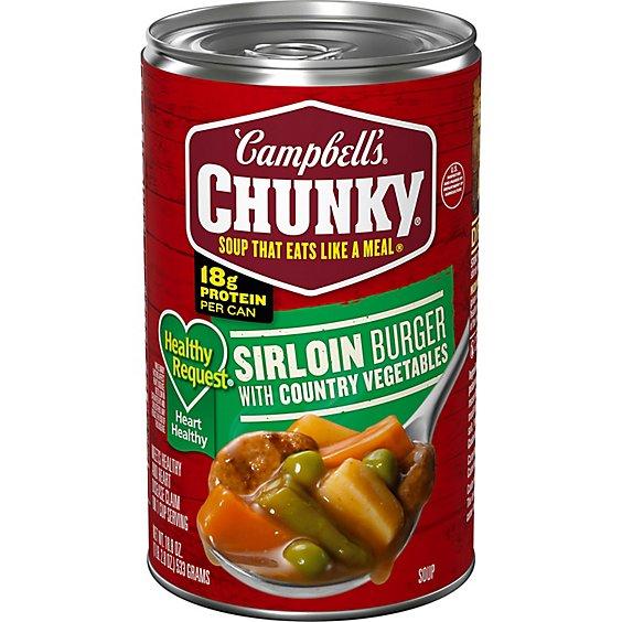 Is it Vegan? Campbells Chunky Healthy Request Soup Sirloin Burger With Country Vegetables