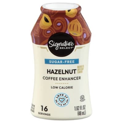 Signature Select Coffee Enhancer Sugar Free Hazelnut