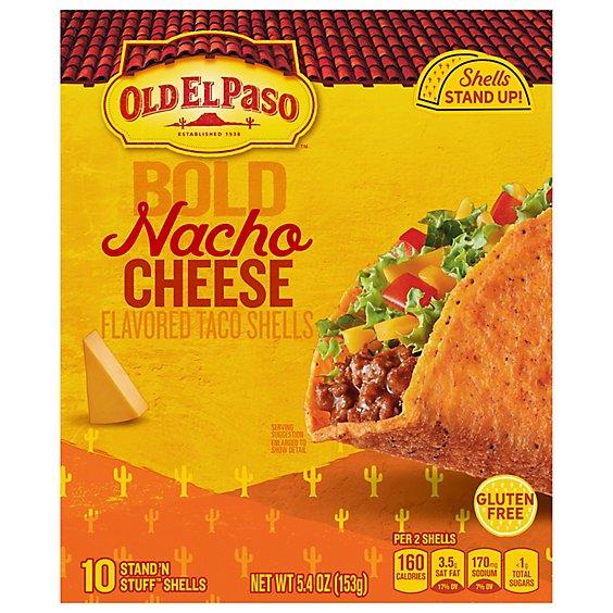 Is it Vegan? Old El Paso Taco Shells Stand N Stuff Nacho Cheese Flavored