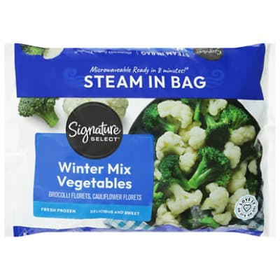 Signature Select Broccoli & Cauliflower Steam In Bag