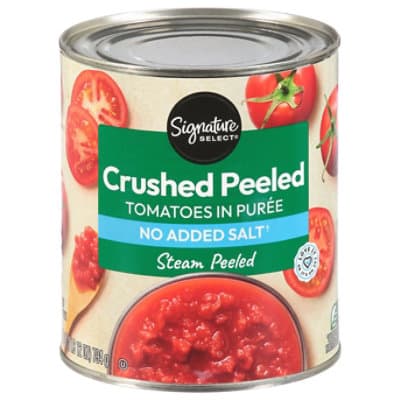 Signature Select Crushed In Rich Puree No Salt Added Tomatoes