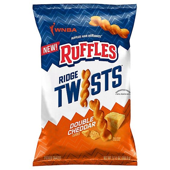 Is it Pescatarian? Ruffles Ridge Twists Double Cheddar Potato Snacks