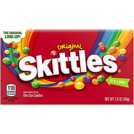 Skittles Original Chewy Candy Theater Box