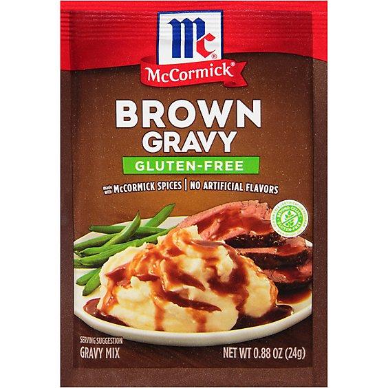 Is it Vegetarian? Mccormick Gravy Mix Brown Gluten Free