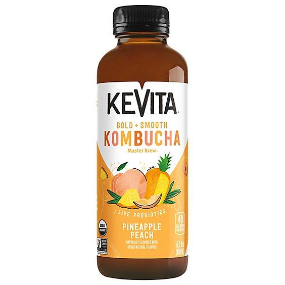 Is it Soy Free? Kevita Master Brew Kombucha Pineapple Peach